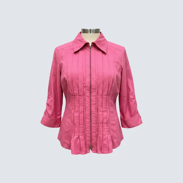 Ladies Pink V- vers Australia Casual Lightweight Jacket