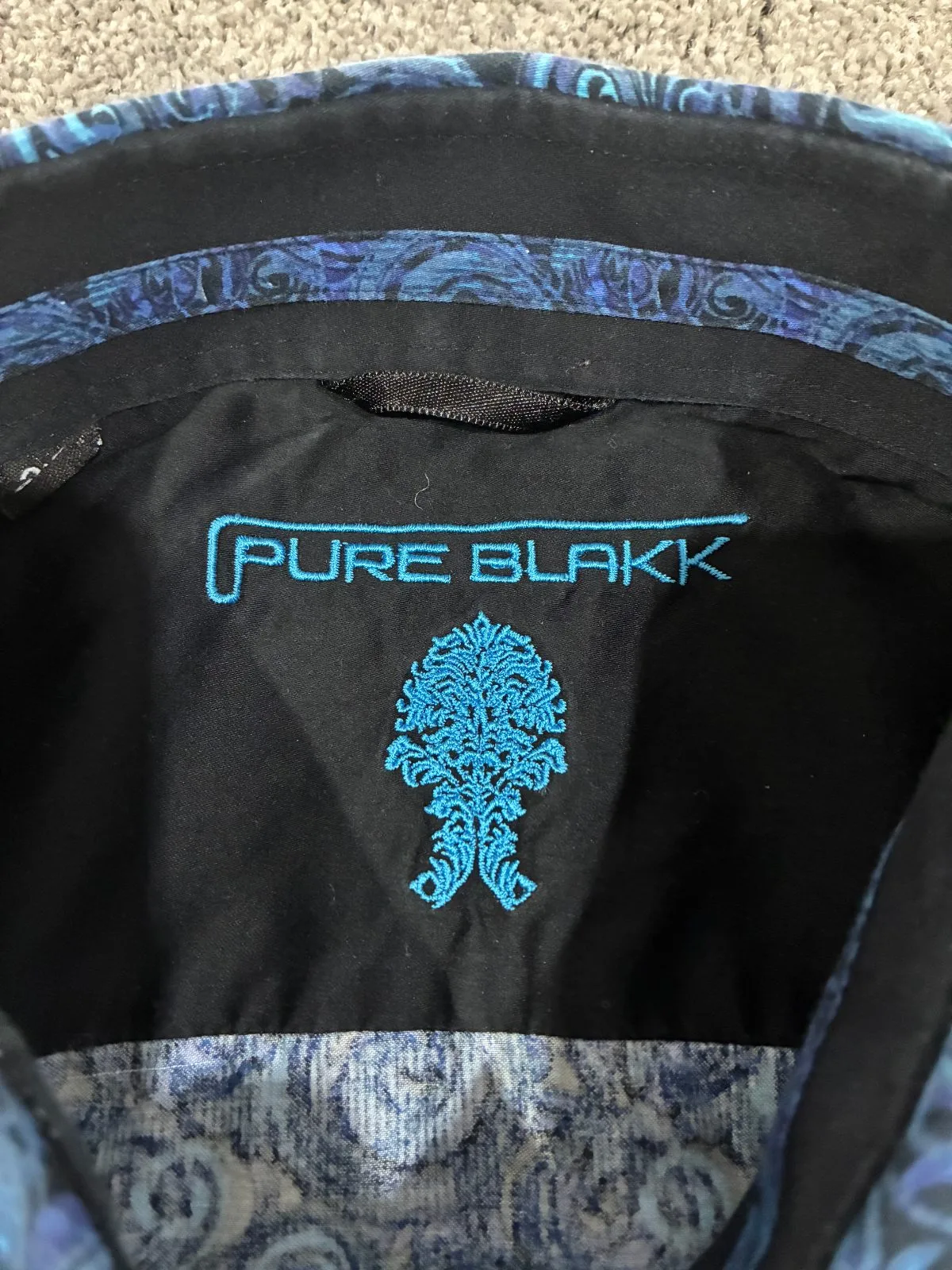 Elevate your wardrobe with the Pure Blakk men's dress shirt, tailored to fit — photo 2