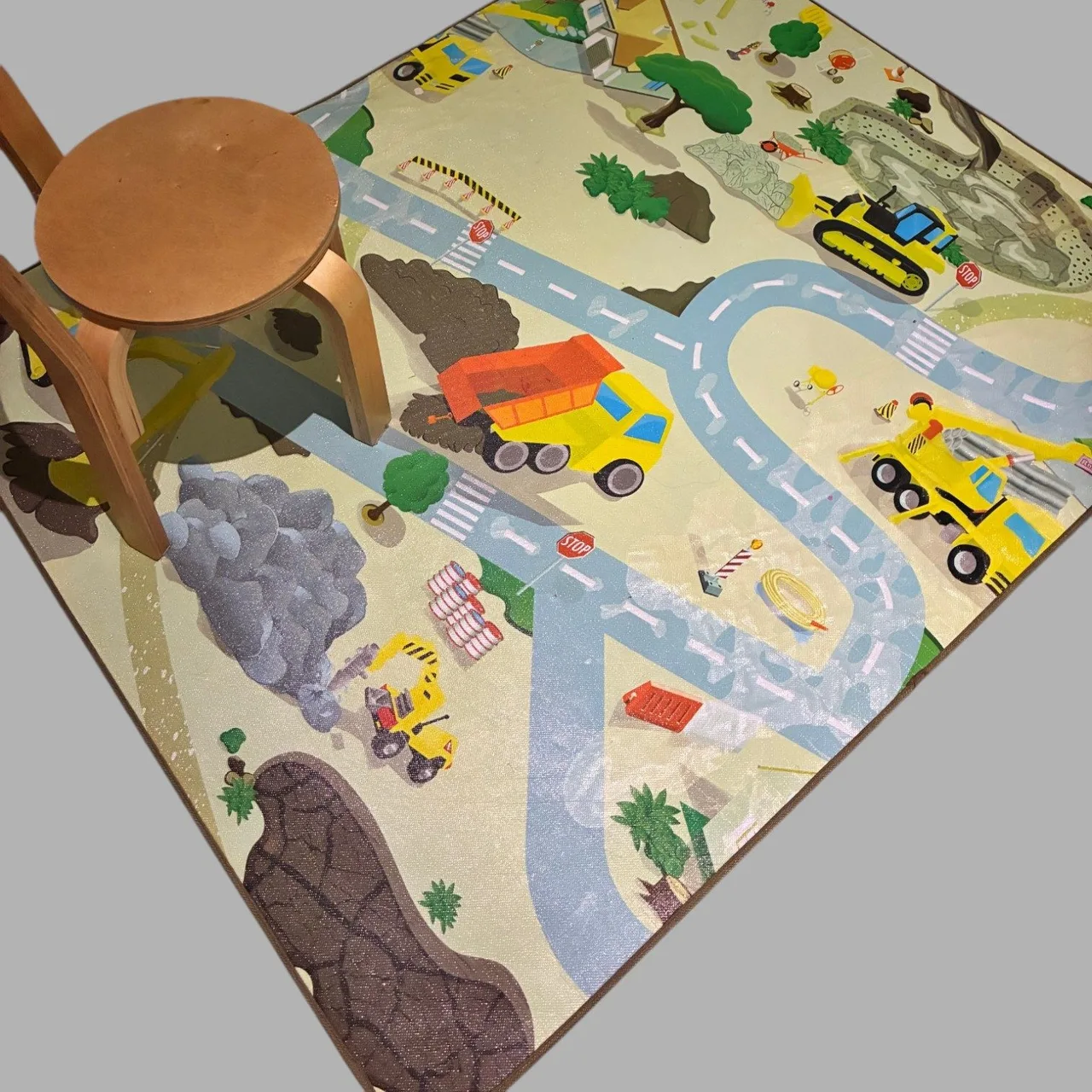 Scandinavian Bentwood Table & Chairs and Activity Mat — photo 5