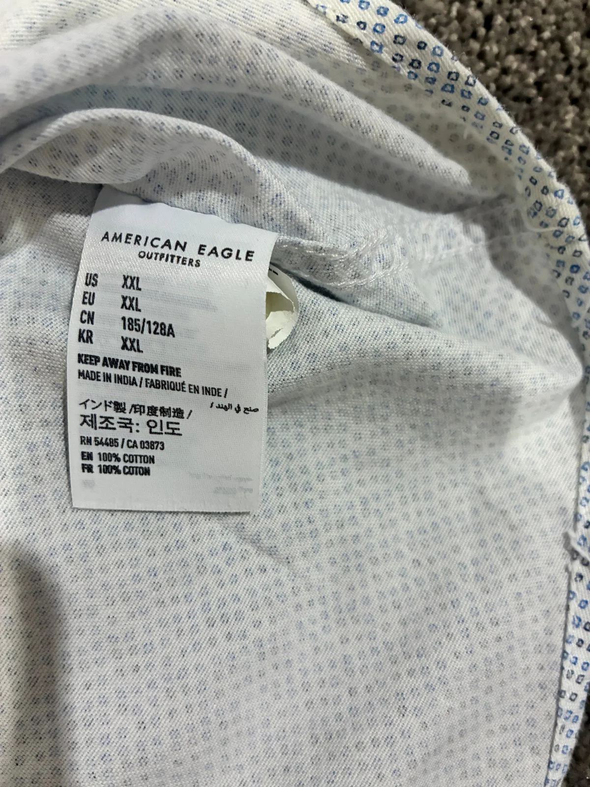 American Eagle Men's Business Shirt is tailored to fit the Big & Tall — photo 3