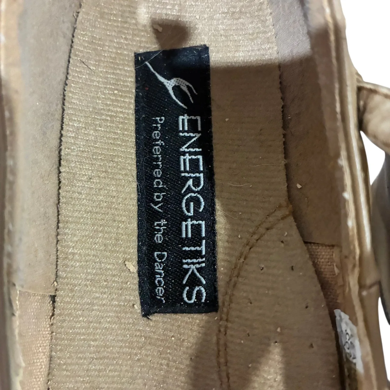 Ladies Energetiks Tan Tap Shoes near NEW, size 8 — photo 5