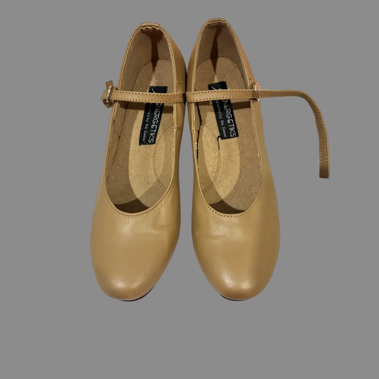 Ladies Energetiks Tan Tap Shoes near NEW, size 8 — photo 4
