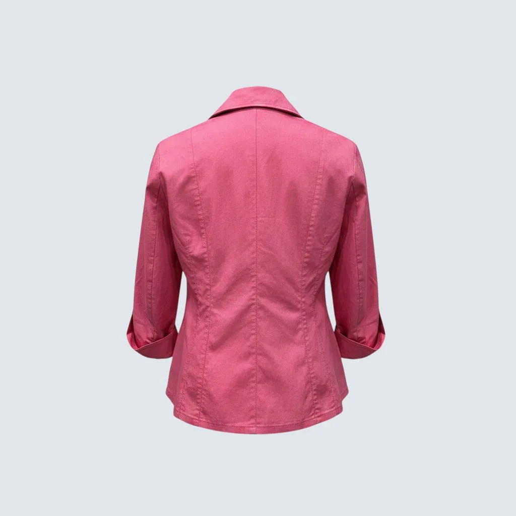 Ladies Pink V- vers Australia Casual Lightweight Jacket — photo 2