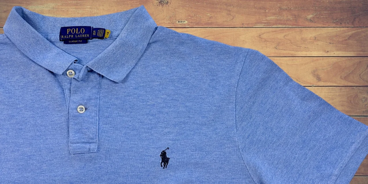 Polo Ralph Lauren Heather Blue Classic Fit Polo XL – photo 2