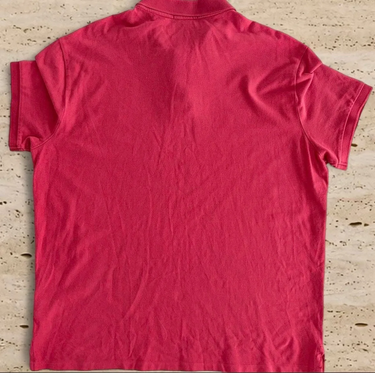 Vintage-Inspired Polo Ralph Lauren Custom Slim Fit Polo | Coral Red | XL — photo 4
