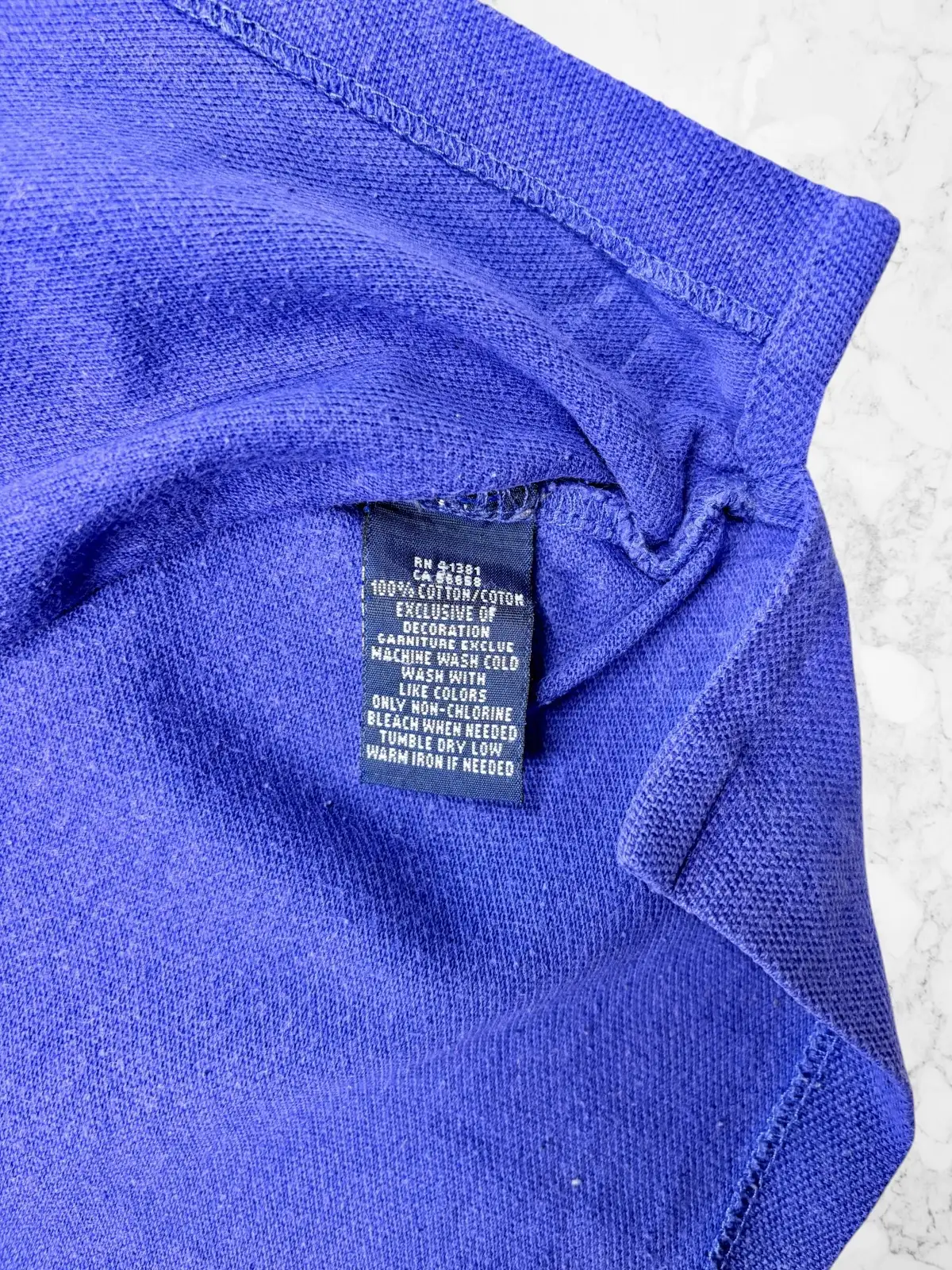 Ralph Lauren Classic Fit Blue Polo Shirt L – photo 7