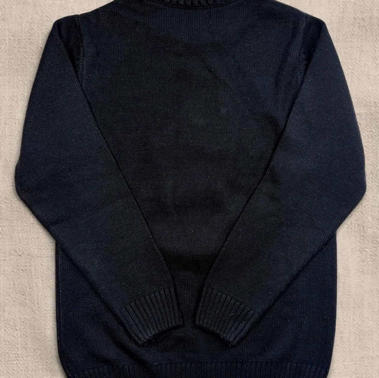 Polo Ralph Lauren Polo Bear Black Wool Blend Sweater Men’s M Custom Fit — photo 4