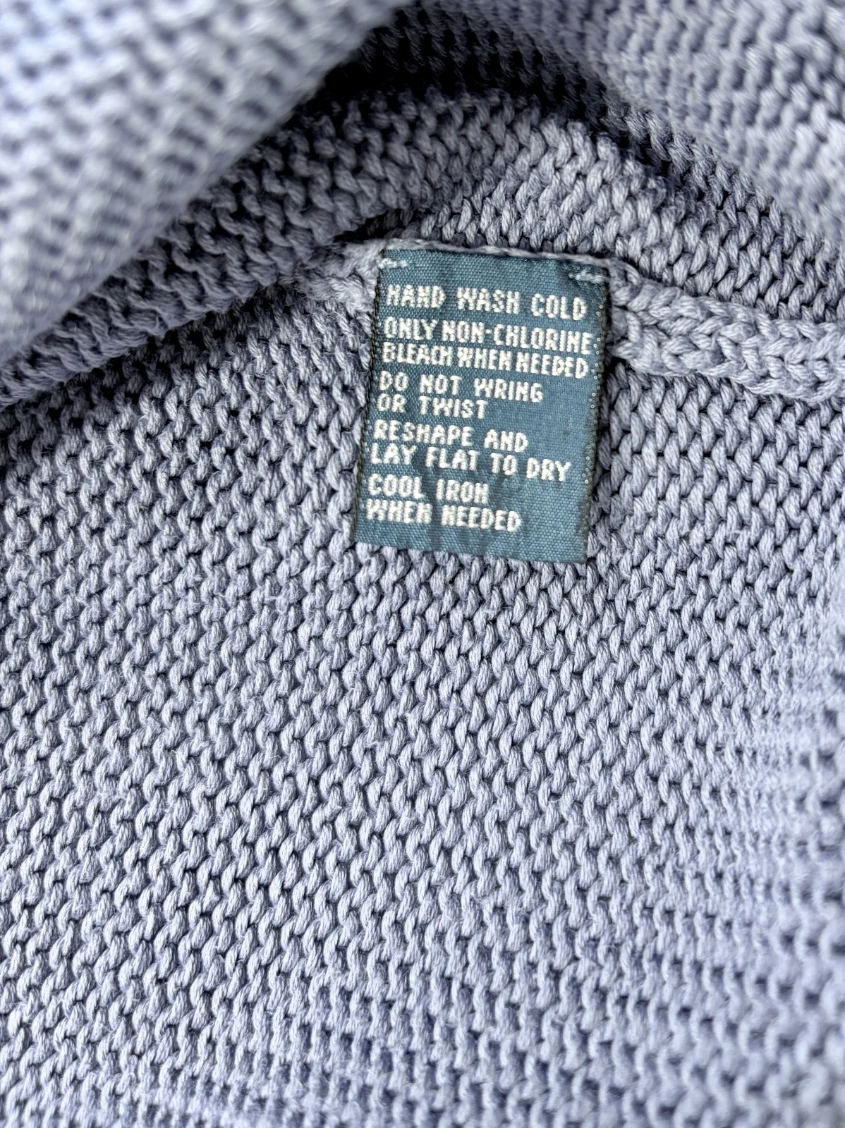 Vintage Polo Ralph Lauren Blue Cotton V Neck XL – photo 9