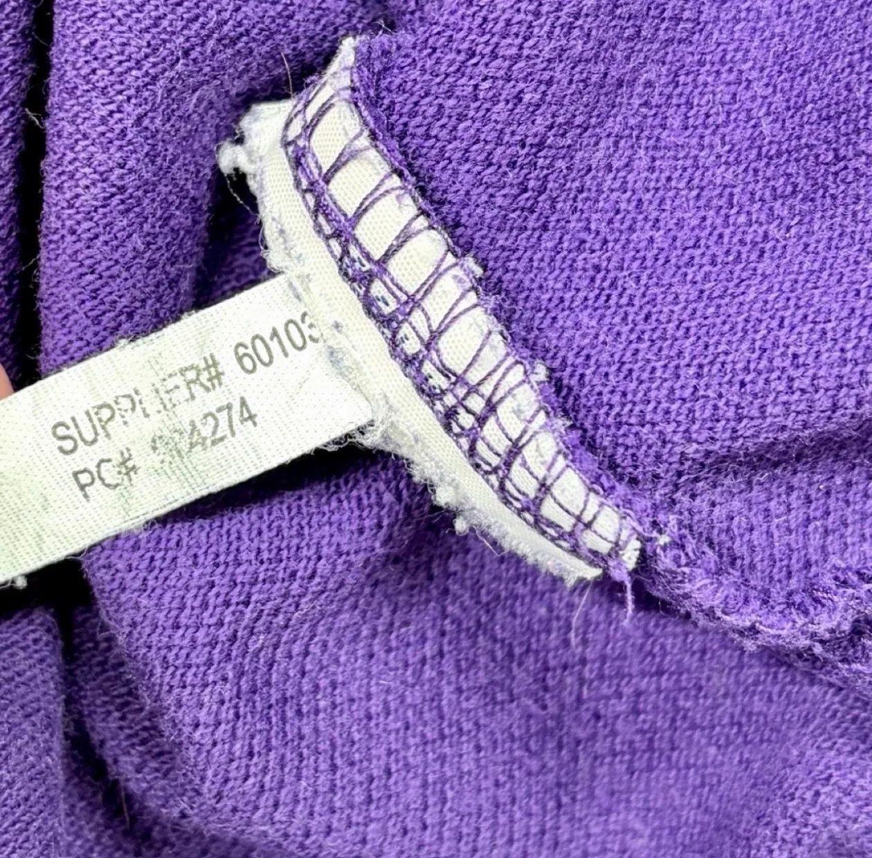 Vintage Polo Ralph Lauren Purple Polo Shirt Large 2000s Orange Pony — photo 5