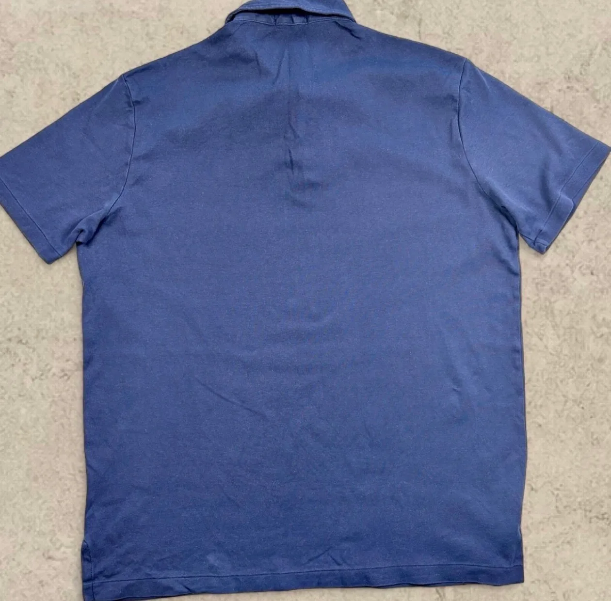 Polo Ralph Lauren Navy Blue Polo Shirt White Pony Men’s XL — photo 4