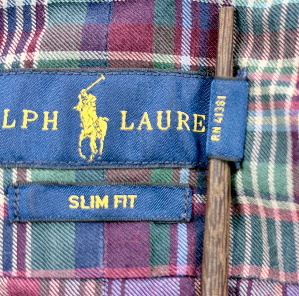 Polo Ralph Lauren Madras Plaid Slim Fit Shirt – Men’s L — photo 6