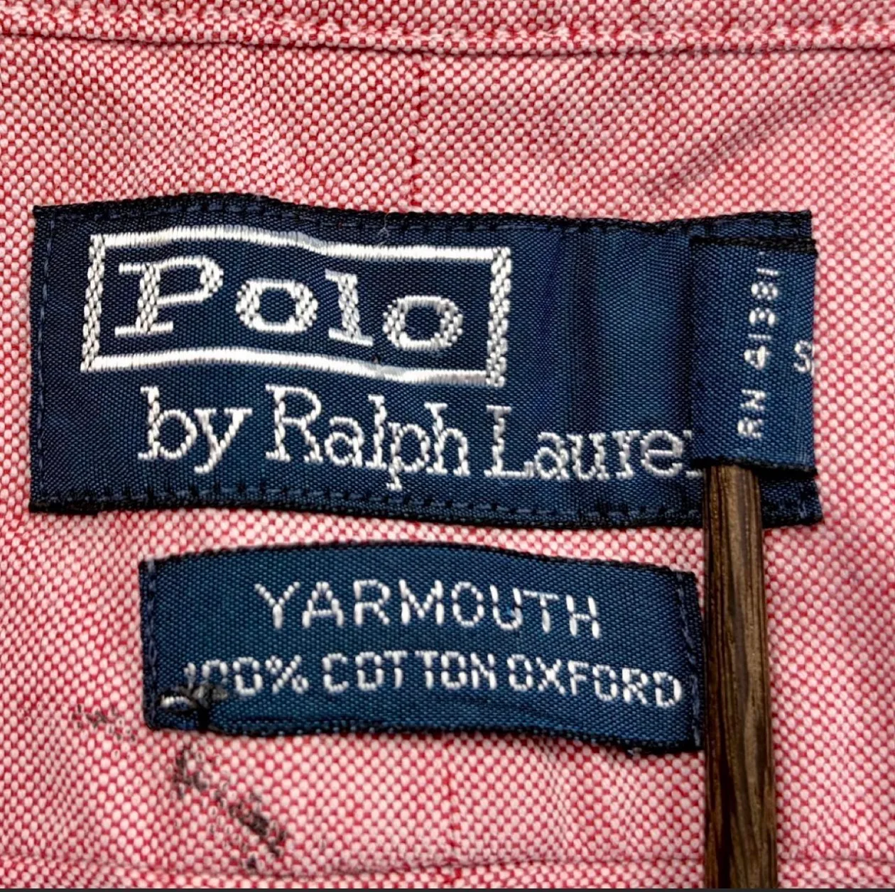 Polo Ralph Lauren Vintage Yarmouth Rose Pink Oxford Shirt – Men’s L / 16 — photo 6