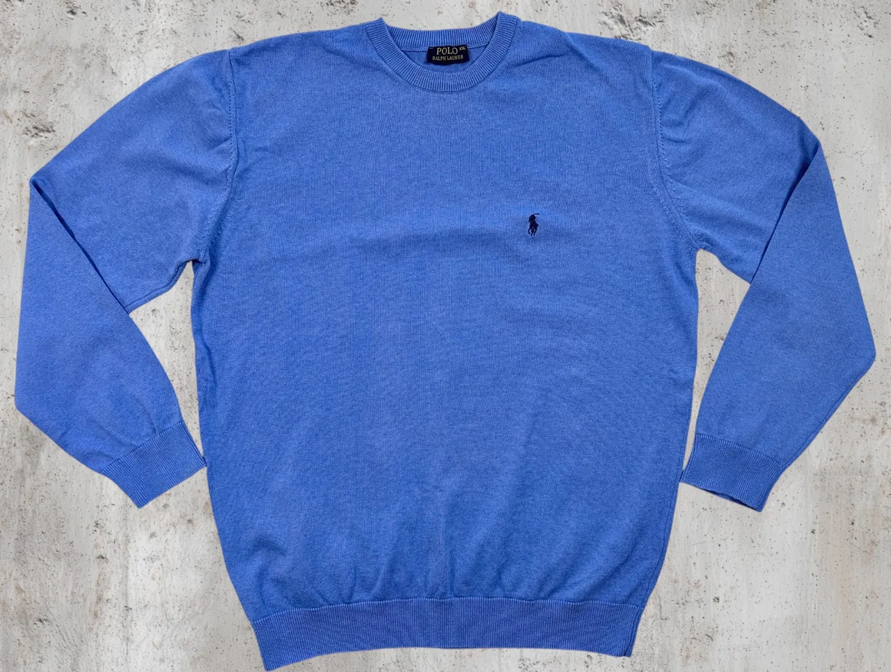 Vintage Polo Ralph Lauren USA Blue Sweater XXL – photo 3