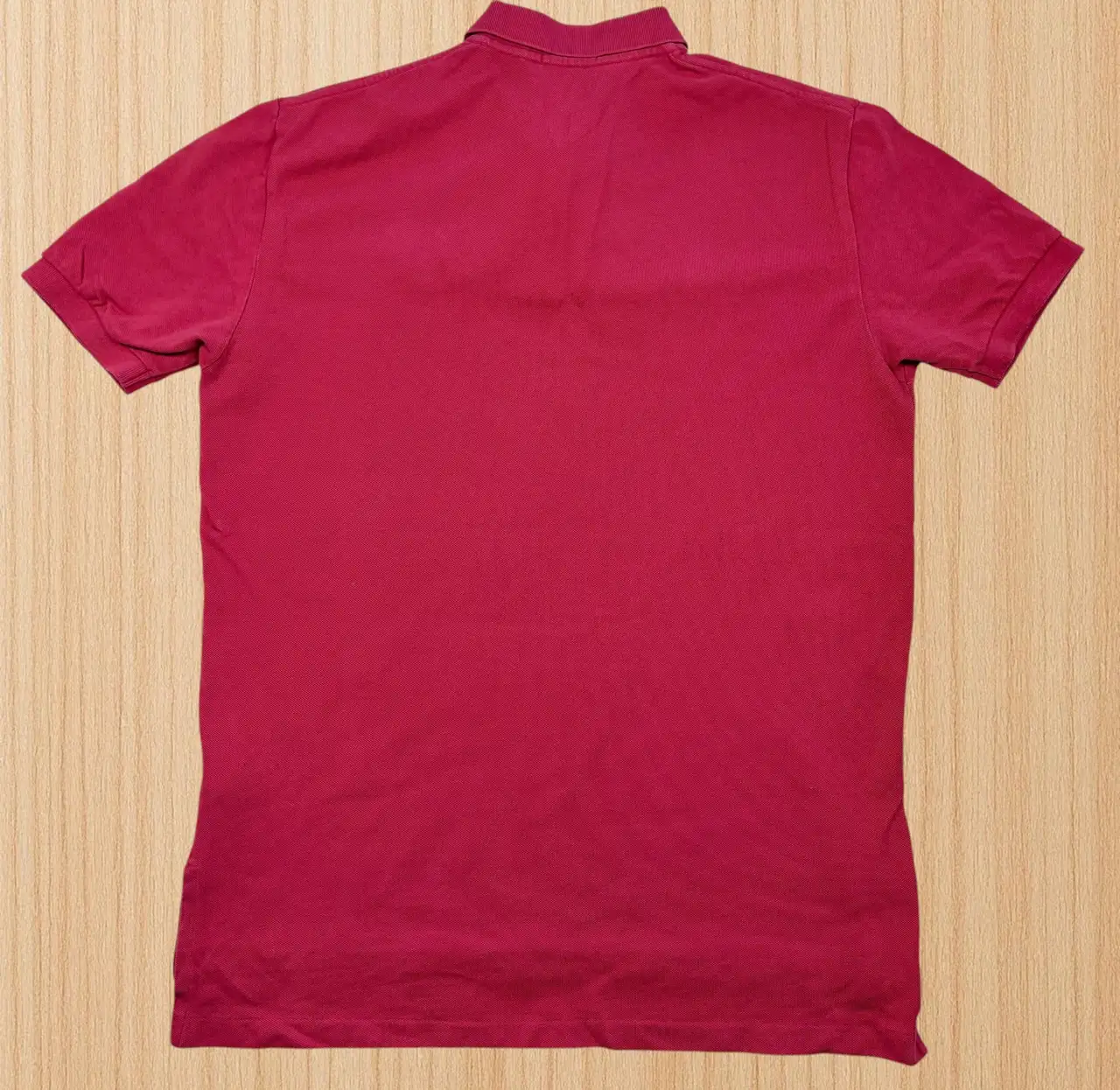 Polo Ralph Lauren Red Piqué Polo L Navy Pony – photo 5