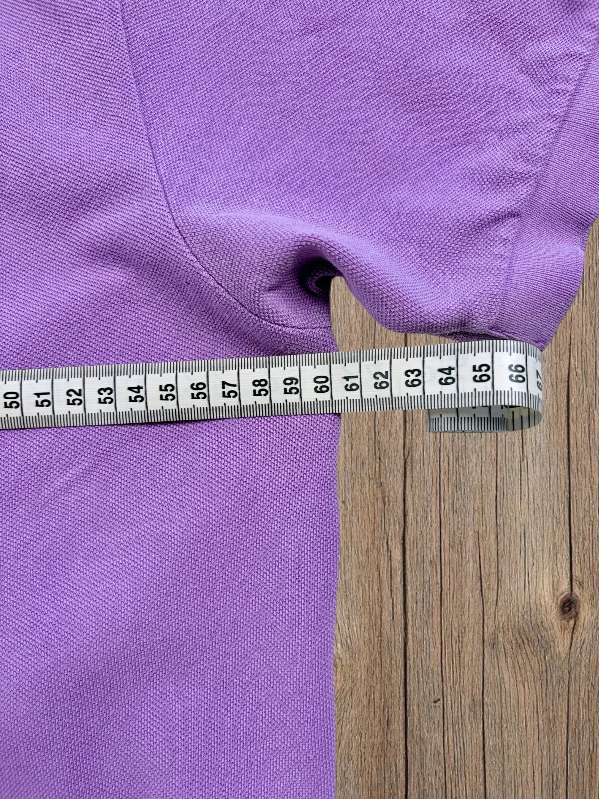 Vintage Polo Ralph Lauren Purple Polo L Yellow Pony – photo 8