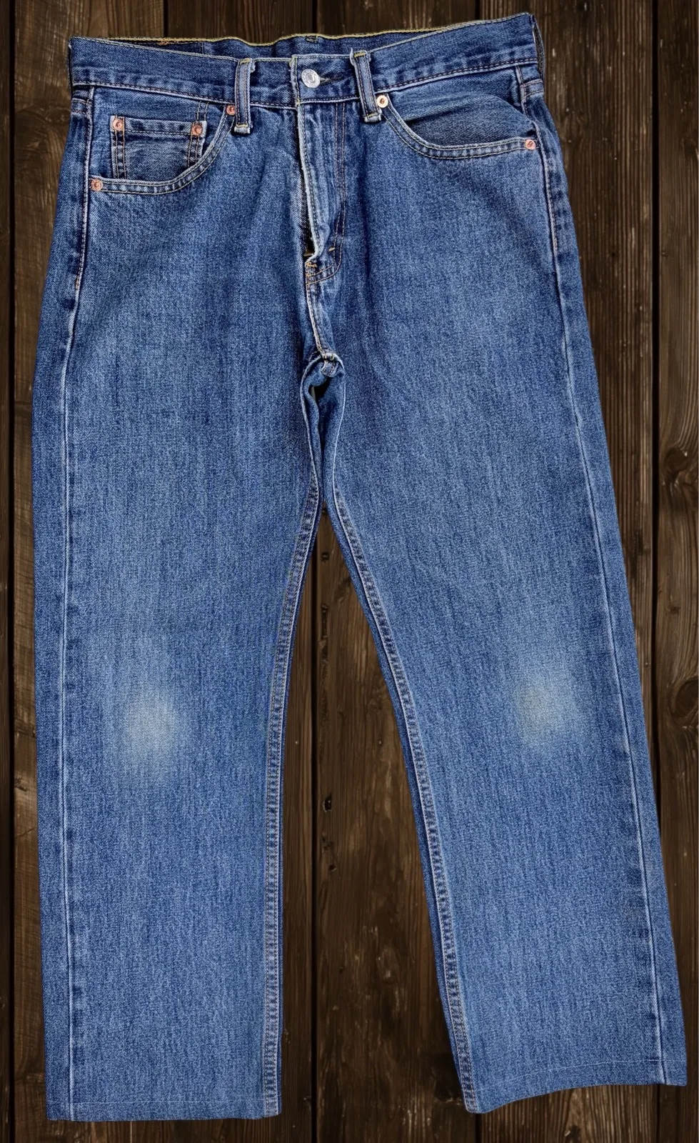 Levi’s 505 Regular Straight Leg Jeans W30 Blue — photo 5