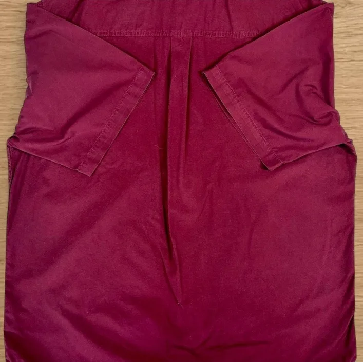 Carhartt Burgundy Work Shirt XL – Vintage Workwear Utility Shirt — photo 4