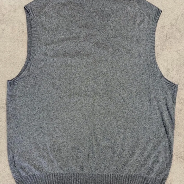Polo Ralph Lauren Pima Cotton Grey Sweater Vest | Large — photo 3