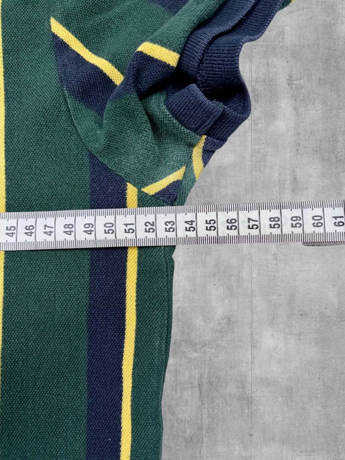Polo Ralph Lauren Custom Slim Green Stripe Polo L – photo 5
