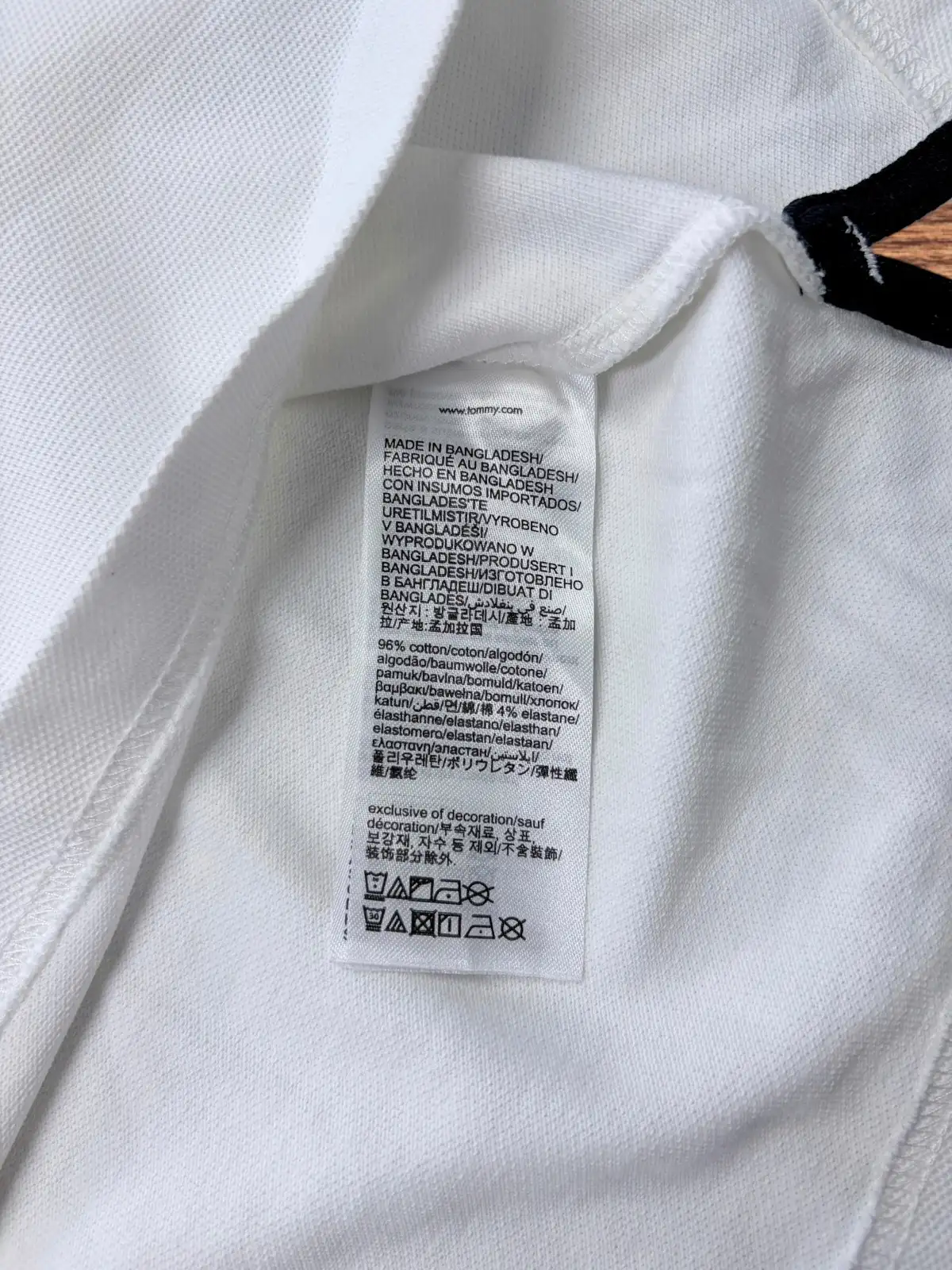 Tommy Hilfiger White Regular Fit Polo L – Statement New York Collar – photo 5