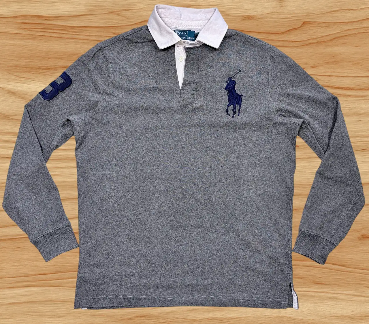 Vintage Polo Ralph Lauren Big Pony #3 Rugby S – photo 4