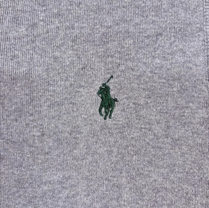 Polo Ralph Lauren Pima Cotton Grey Sweater Vest | Large — photo 4