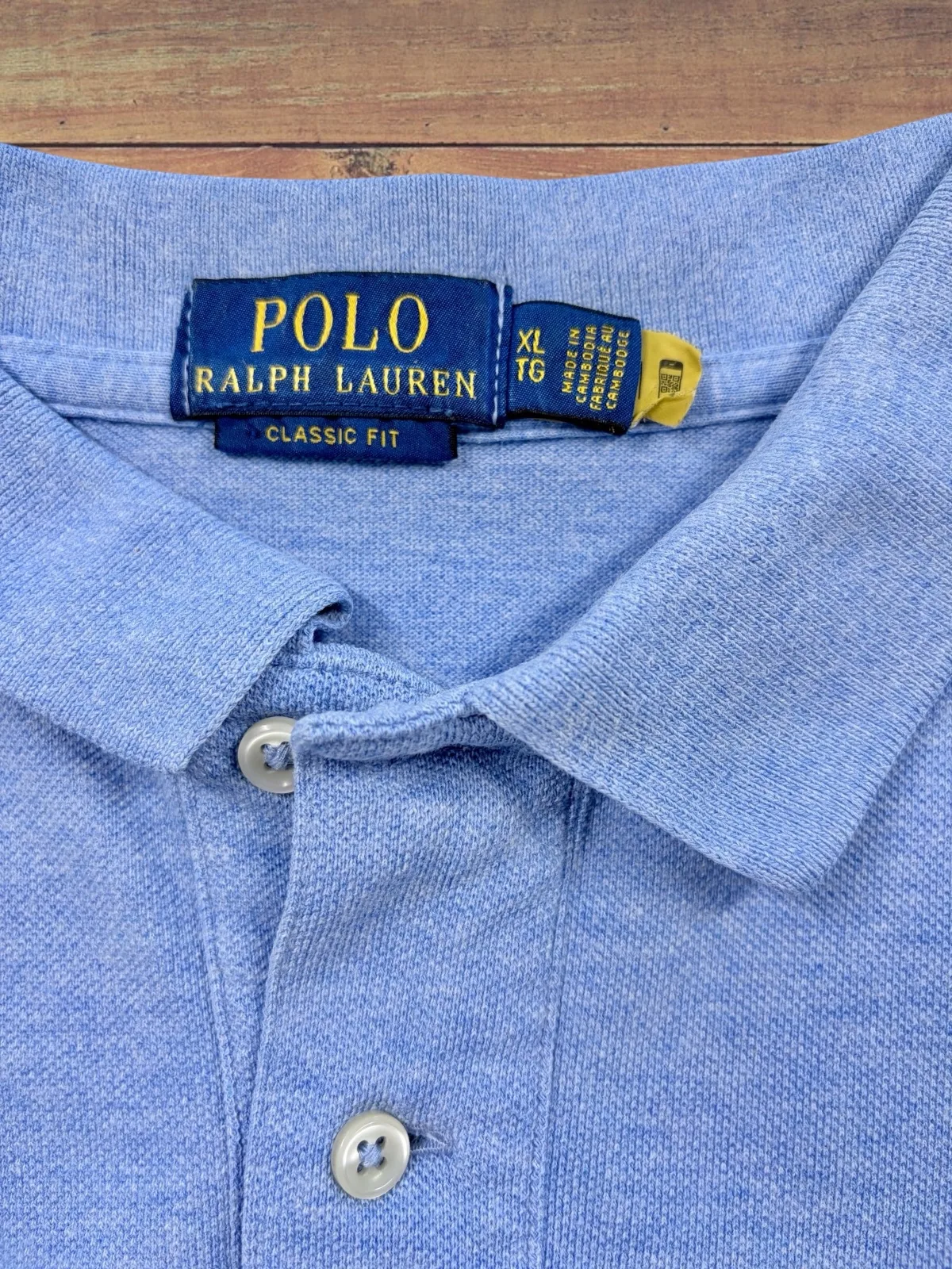 Polo Ralph Lauren Heather Blue Classic Fit Polo XL – photo 5