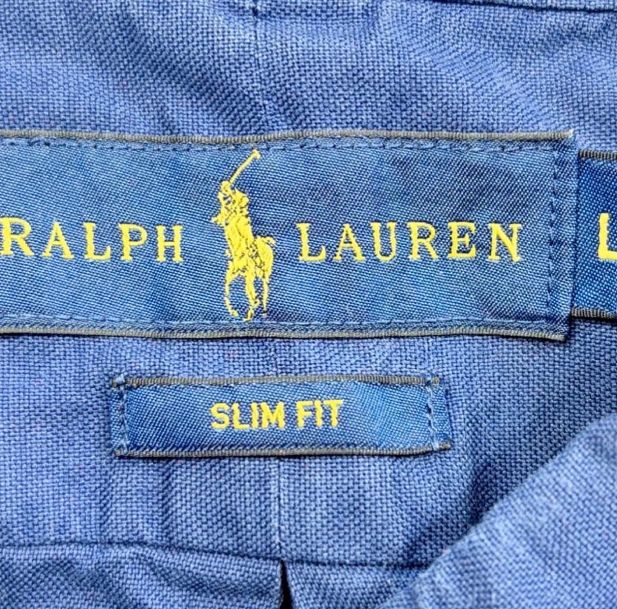 Polo Ralph Lauren Blue Oxford Shirt Red Pony L — photo 5