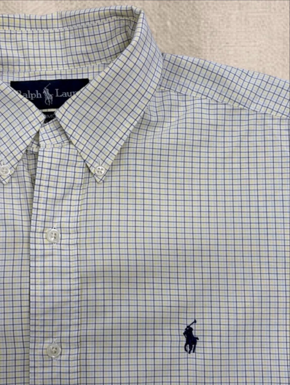 Vintage Ralph Lauren Yarmouth Check Shirt M 15½/33 — photo 2
