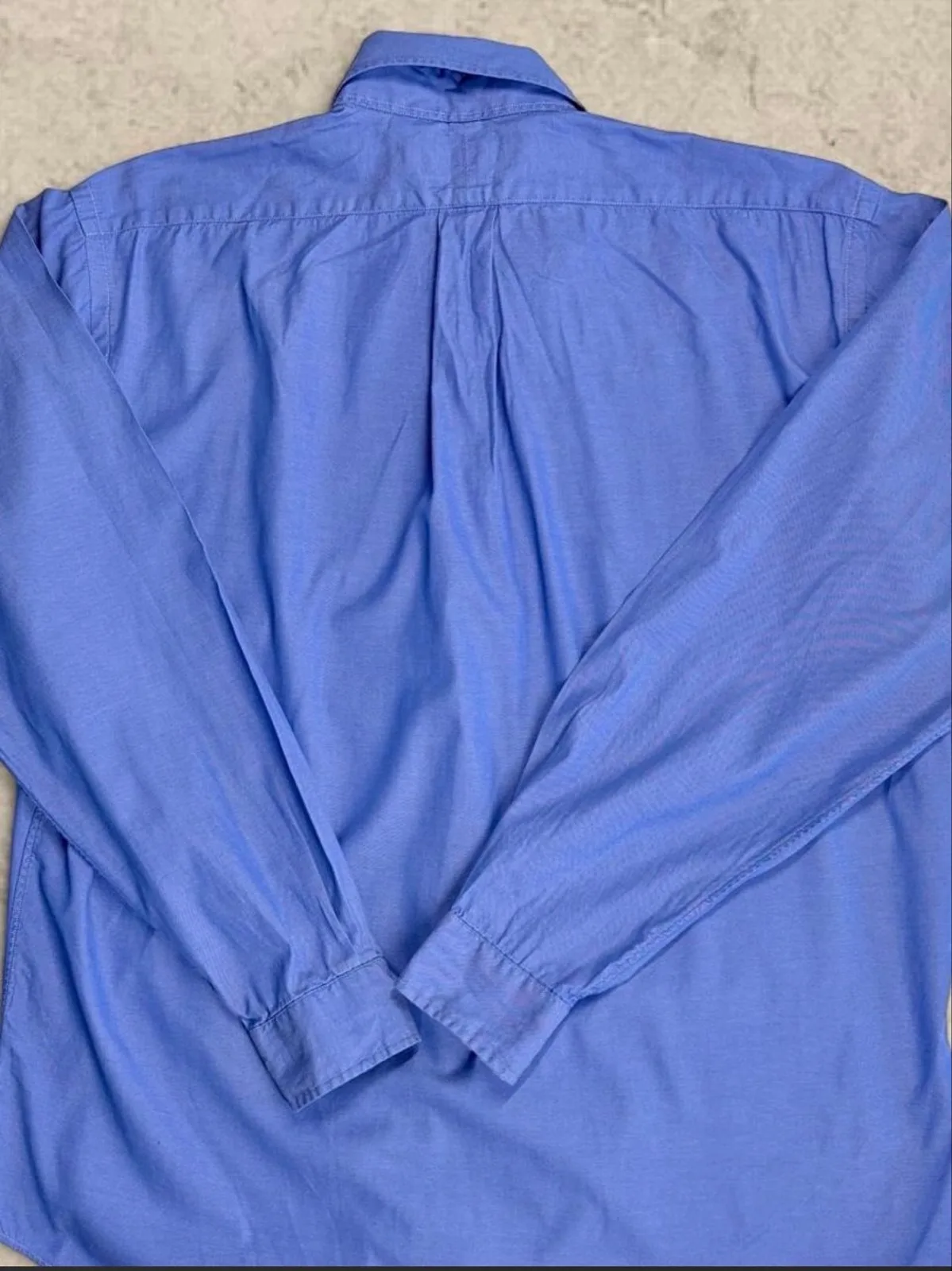 Vintage Polo Ralph Lauren Yarmouth Blue Oxford Shirt 16 / L — photo 4
