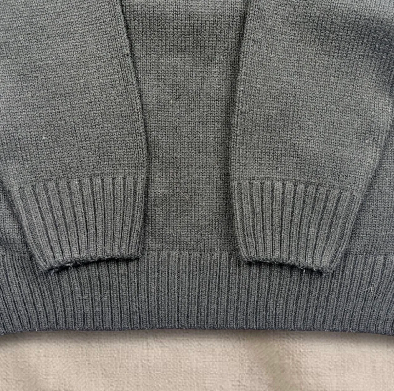 Polo Ralph Lauren Polo Bear Black Wool Blend Sweater Men’s M Custom Fit — photo 5
