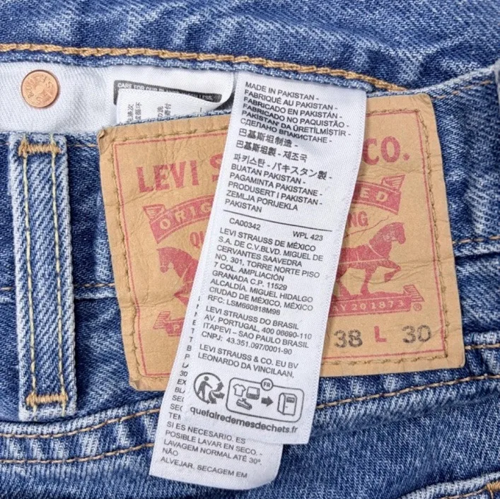 Levi’s 516 Straight Leg Jeans W38 L30 Light Wash Denim — photo 6