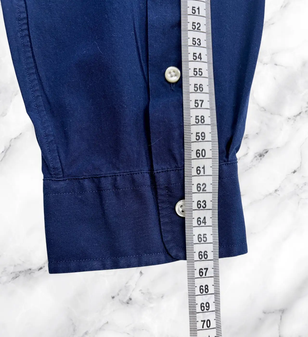 Polo Ralph Lauren Slim Fit Stretch Poplin Shirt XL Navy – photo 5