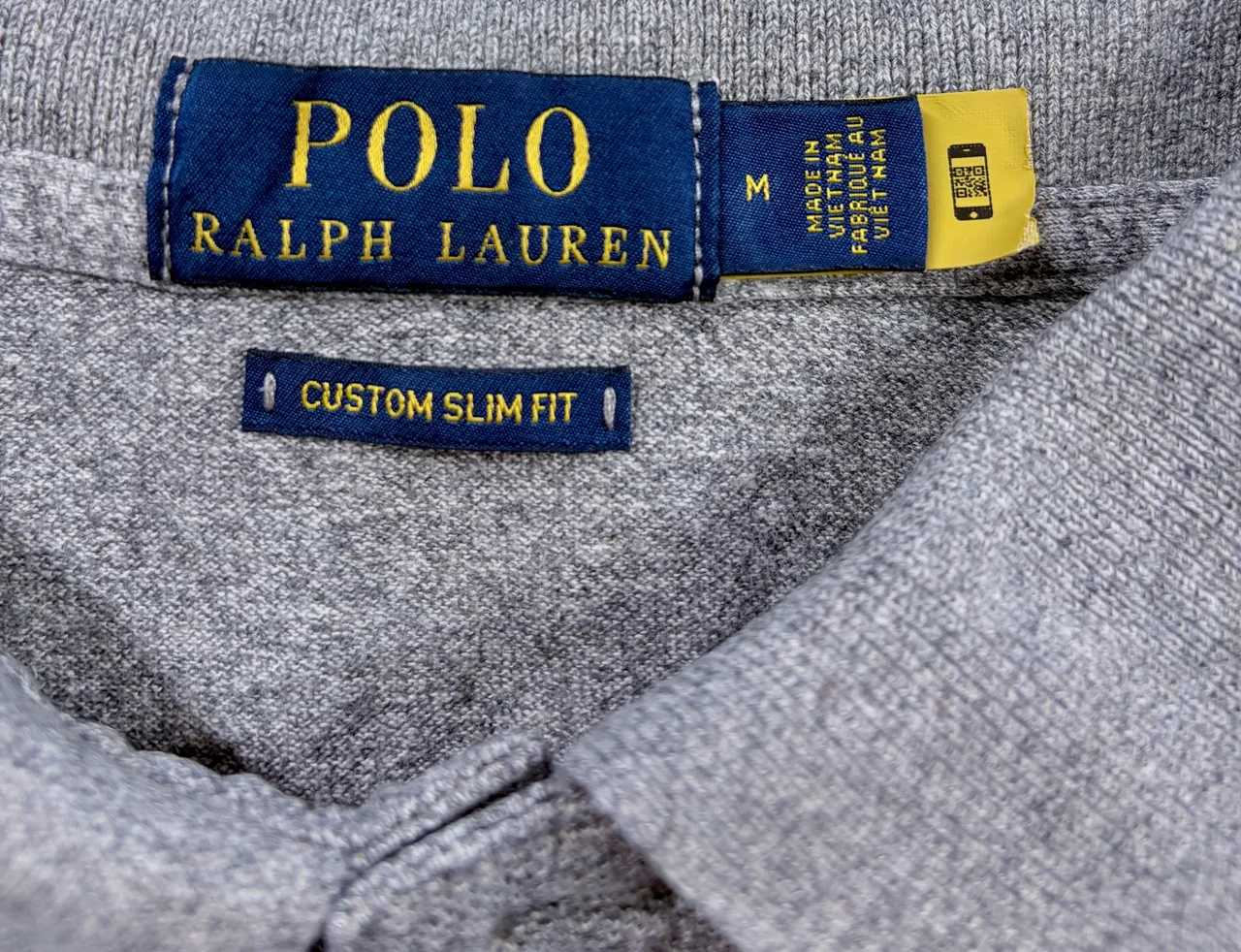 Polo Ralph Lauren Grey Custom Slim Polo M – photo 3