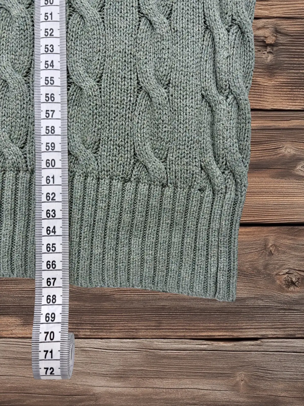 Polo Ralph Lauren Sage Cable Knit Cotton Jumper L – photo 8