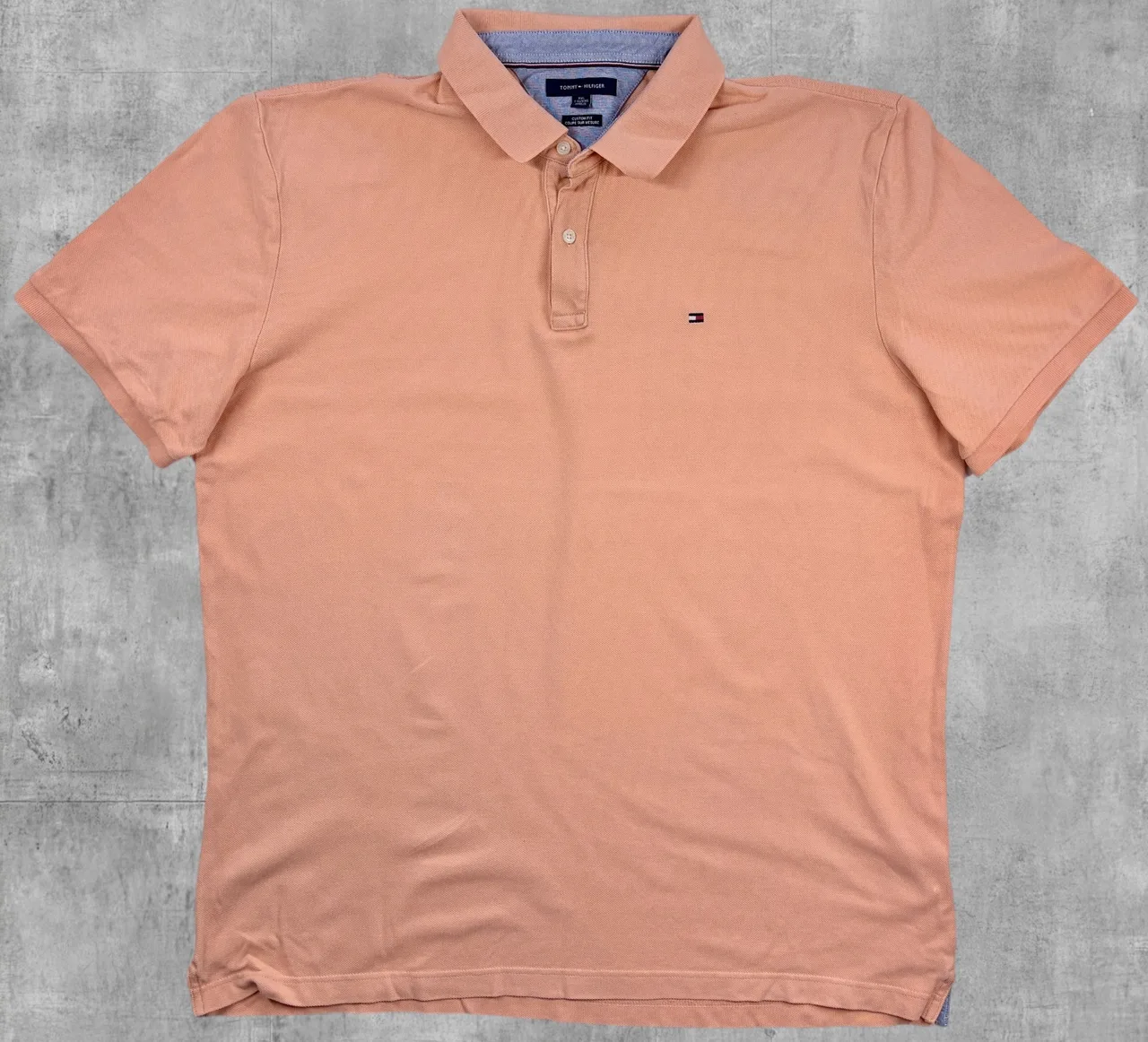 Tommy Hilfiger Peach Custom Fit Polo XXL — photo 4