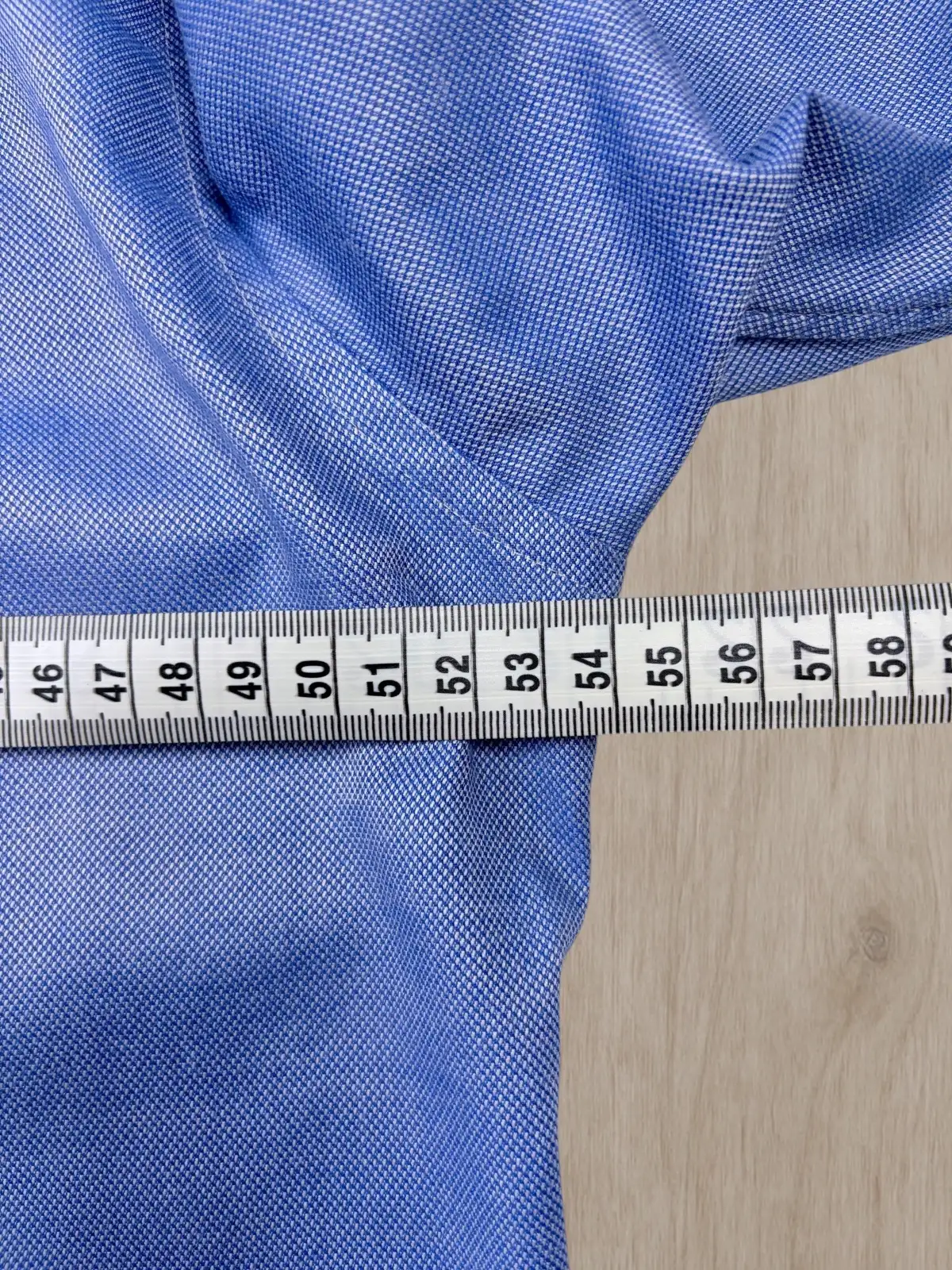 UNIQLO Men's Blue Stretch Oxford Shirt L Slim Fit – photo 5