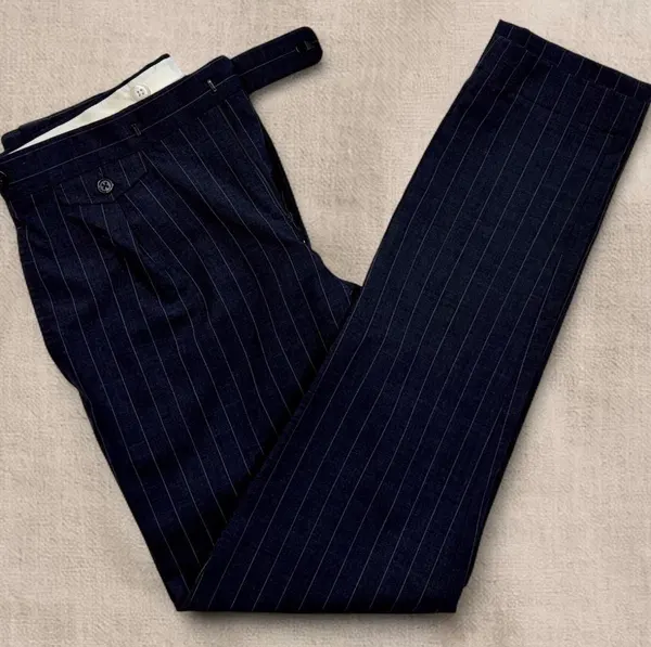 Polo Ralph Lauren Made in Italy Pinstripe Wool Trousers