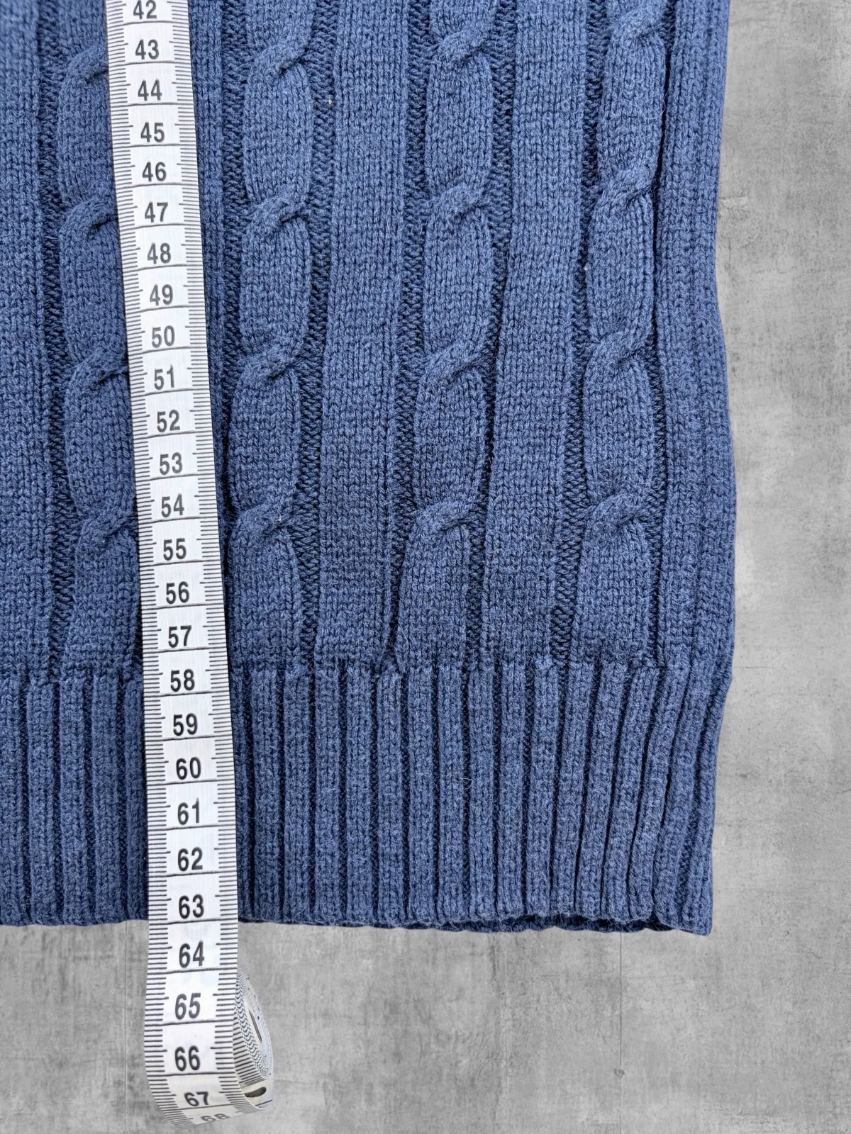Polo Ralph Lauren Navy Cable Knit Jumper L – photo 9