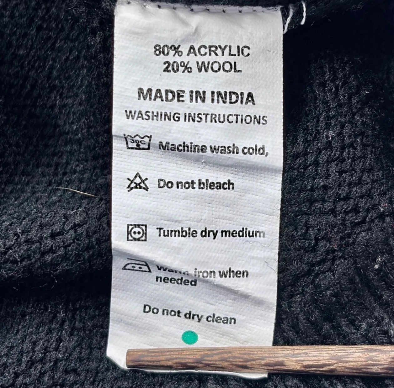 Polo Ralph Lauren Polo Bear Black Wool Blend Sweater Men’s M Custom Fit — photo 8