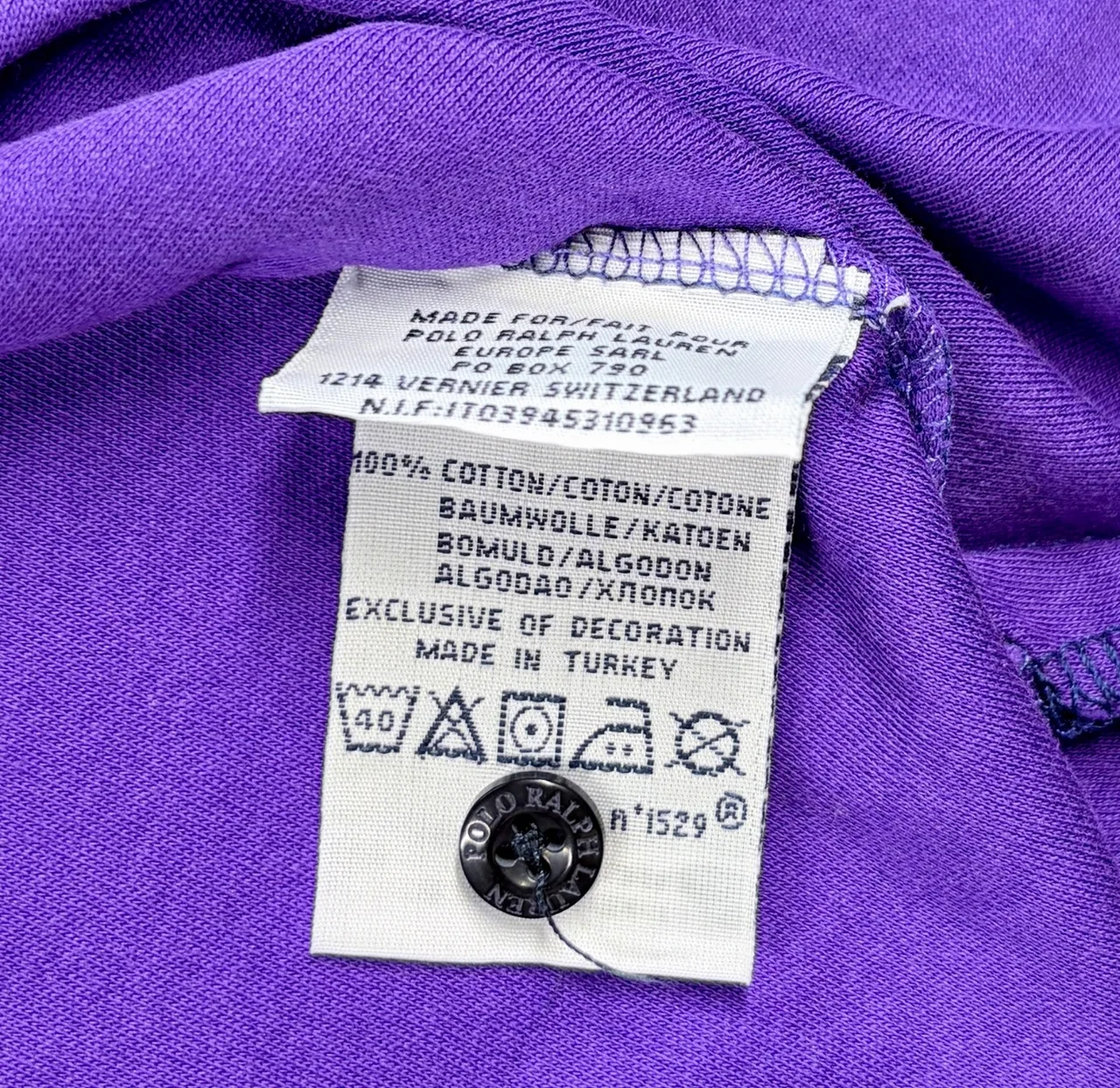 Polo Ralph Lauren Purple Contrast Polo L – photo 8
