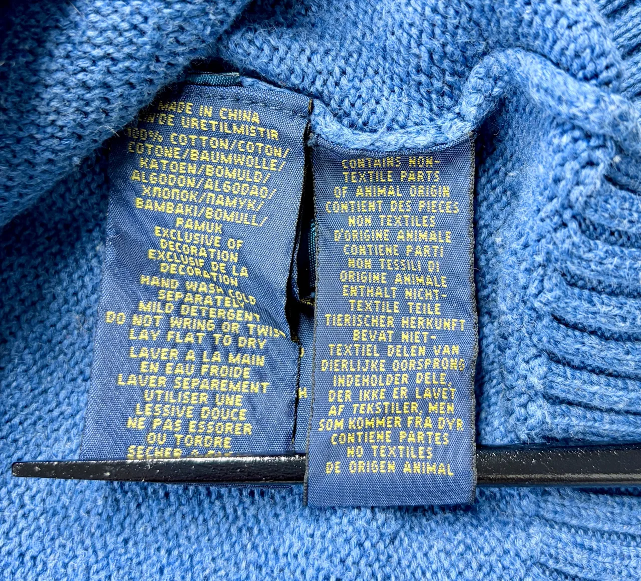 Polo Ralph Lauren Blue Quarter Zip Jumper XL – photo 9