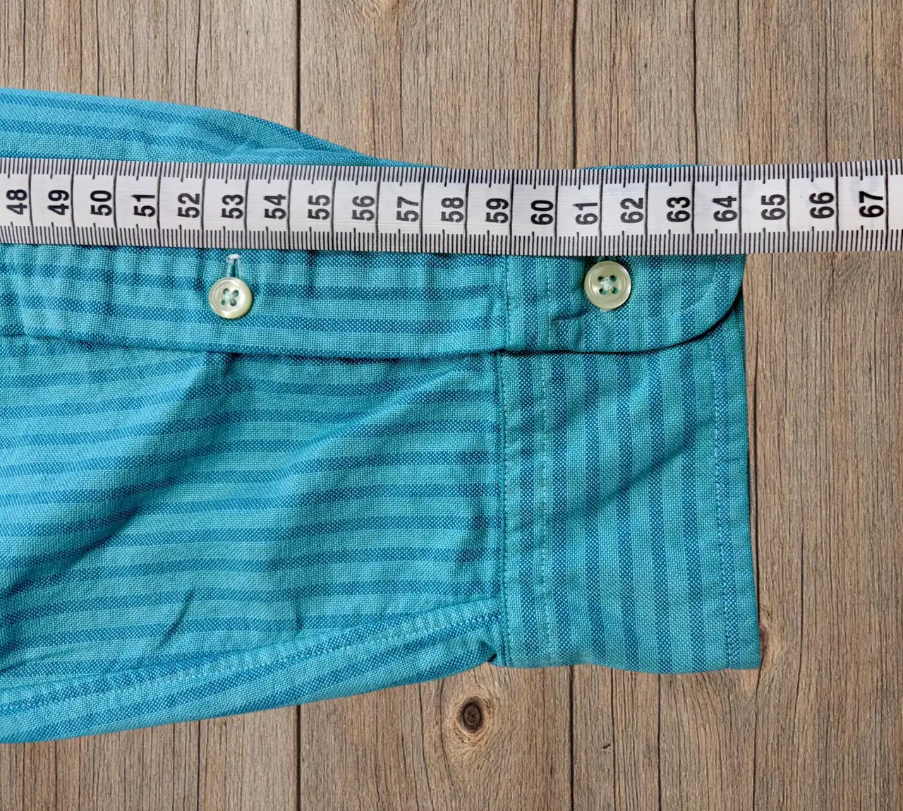 Ralph Lauren Turquoise Stripe Cotton Shirt – L – photo 7