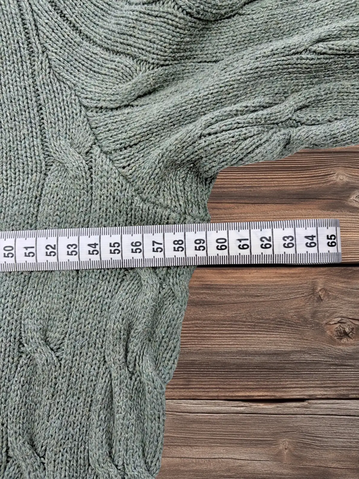 Polo Ralph Lauren Sage Cable Knit Cotton Jumper L – photo 7