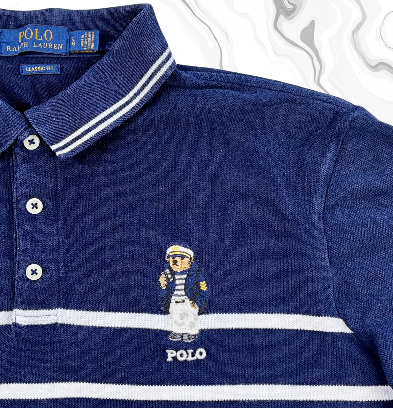 Polo Ralph Lauren Captain Bear Polo Navy L — photo 2