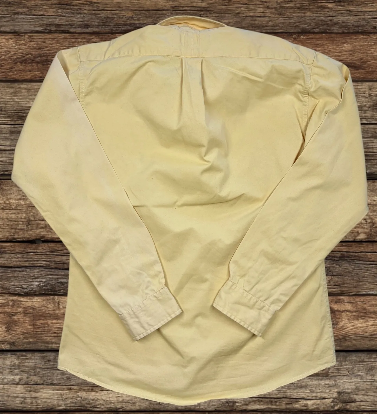 Vintage Ralph Lauren Blake Yellow Oxford Shirt L – photo 4
