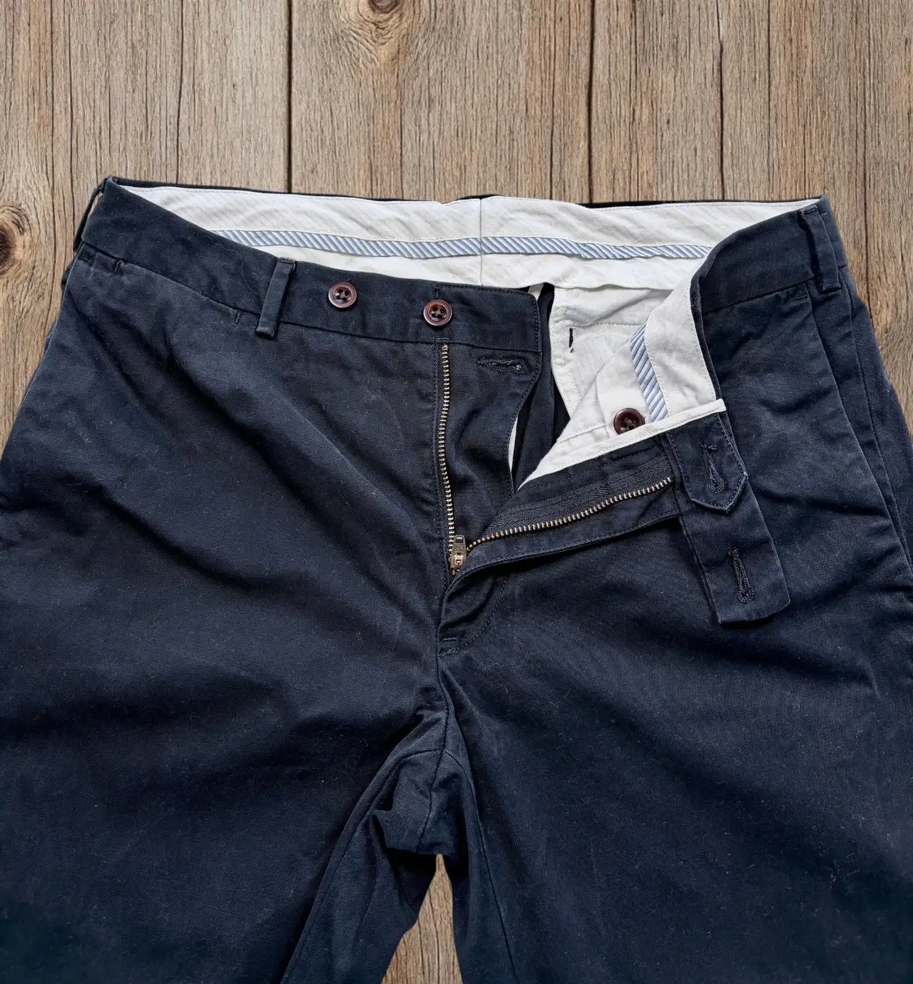 Polo Ralph Lauren Slim Fit Navy Cotton Chino Trousers W31 L32 – photo 2