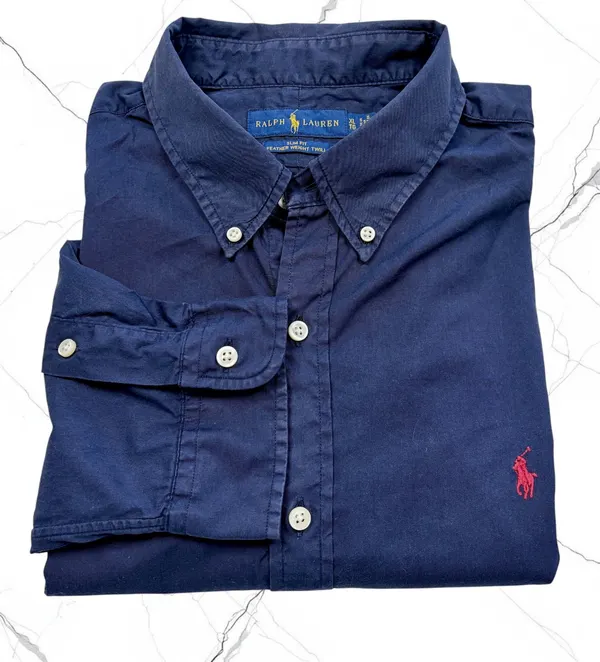 Ralph Lauren Slim Fit Feather Weight Twill Shirt XL