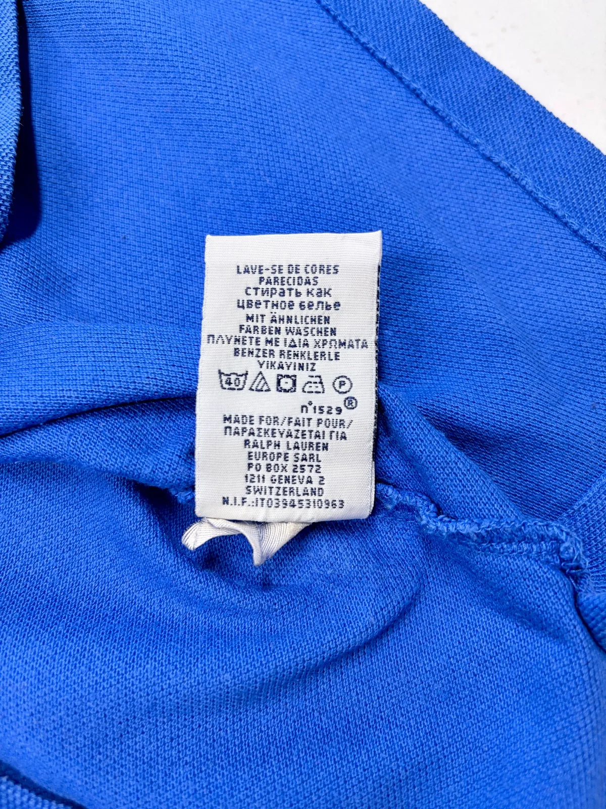 Polo Ralph Lauren Royal Blue Polo Shirt L Orange Pony – photo 8
