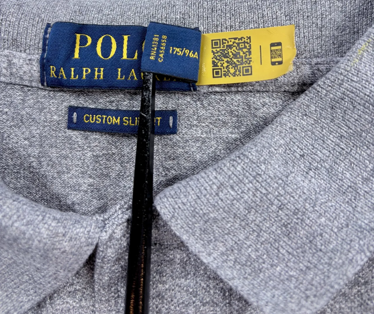 Polo Ralph Lauren Grey Custom Slim Polo M – photo 8